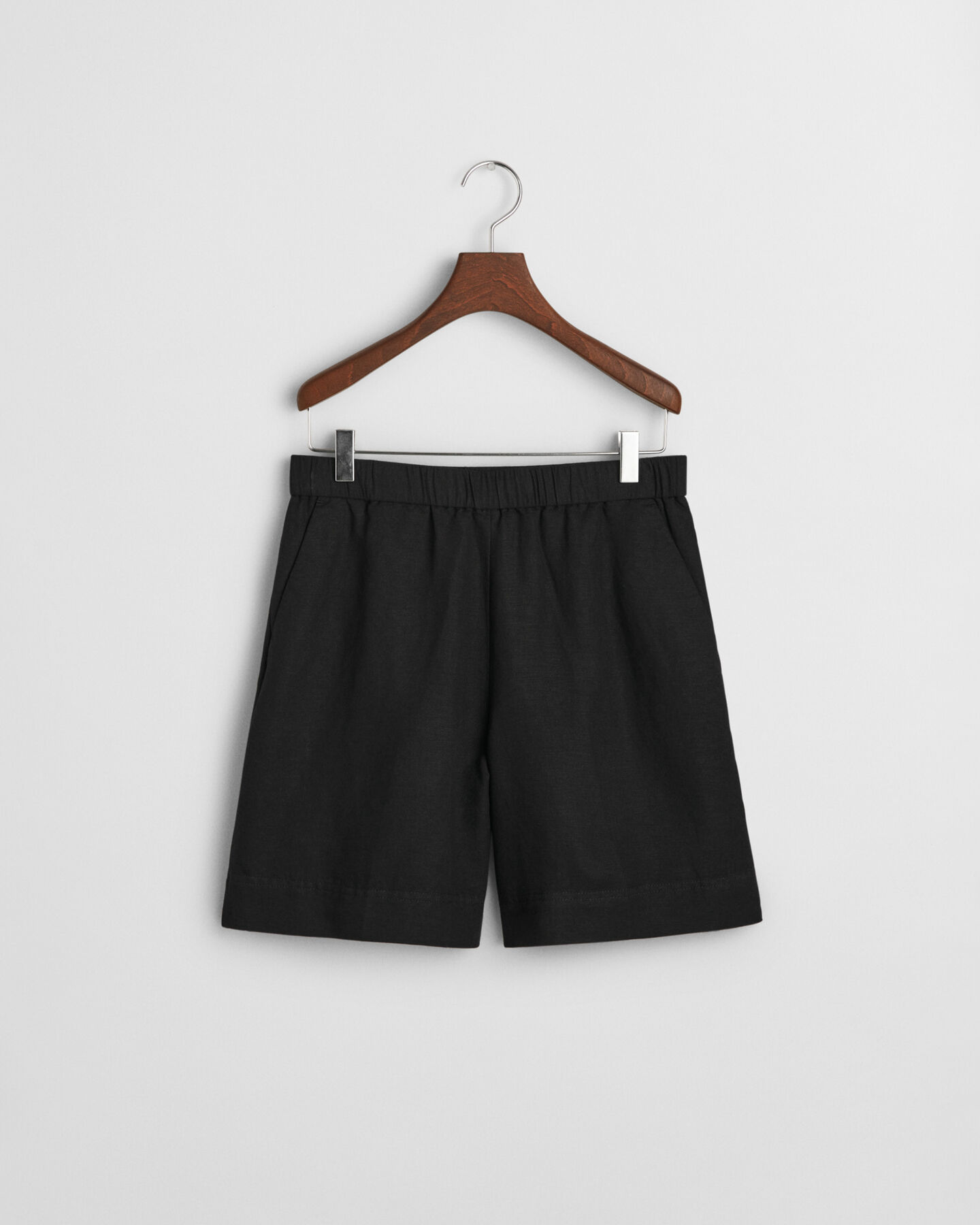 Relaxed Fit Leinenmix Pull-On Shorts