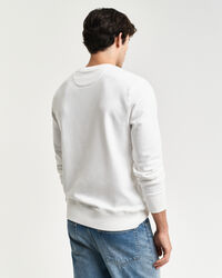 Embossed Rundhals-Sweatshirt