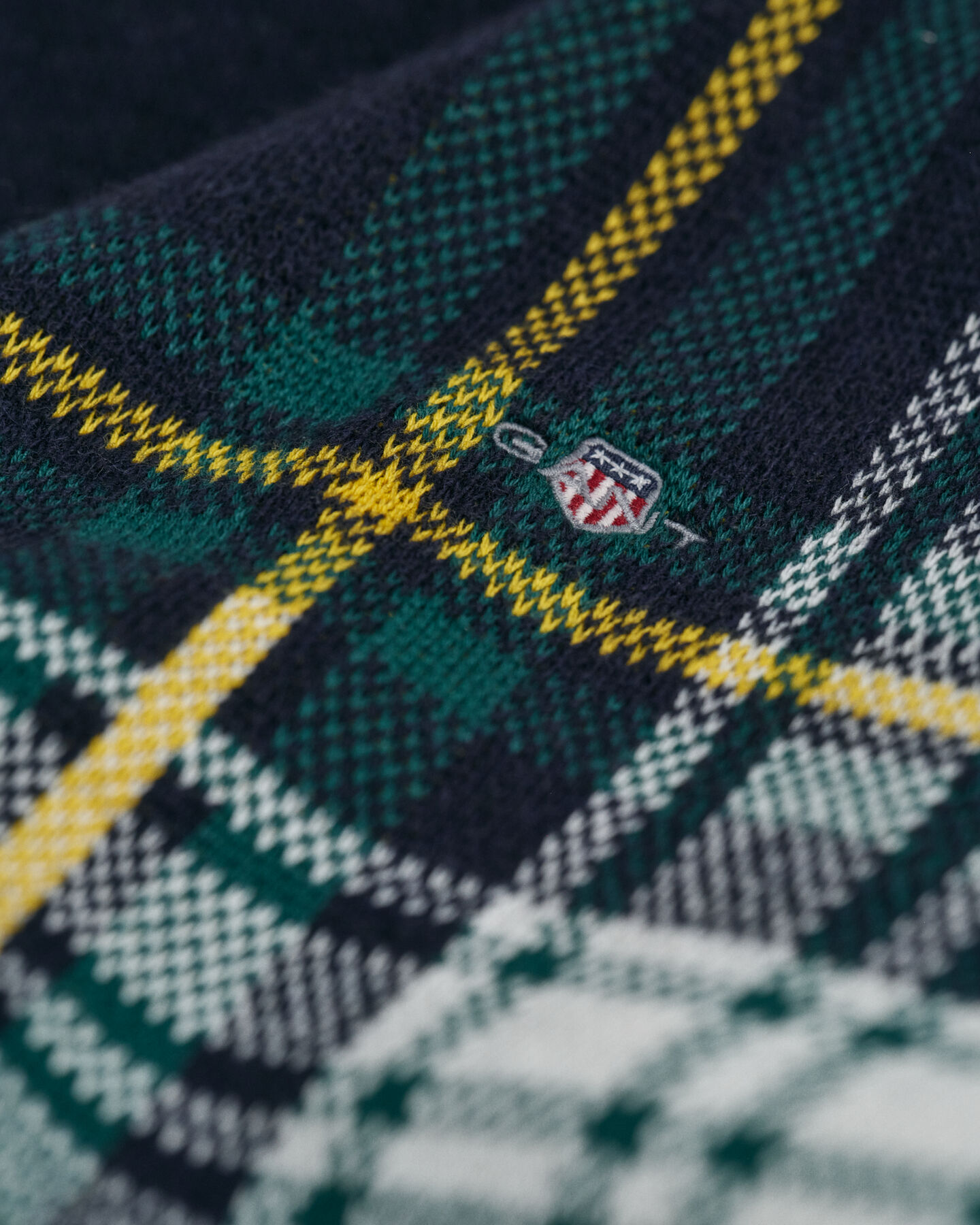 Teens Rundhalspullover mit Karomuster