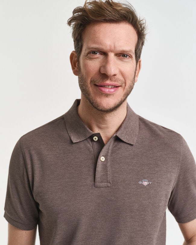 Regular Fit Shield Piqué Poloshirt