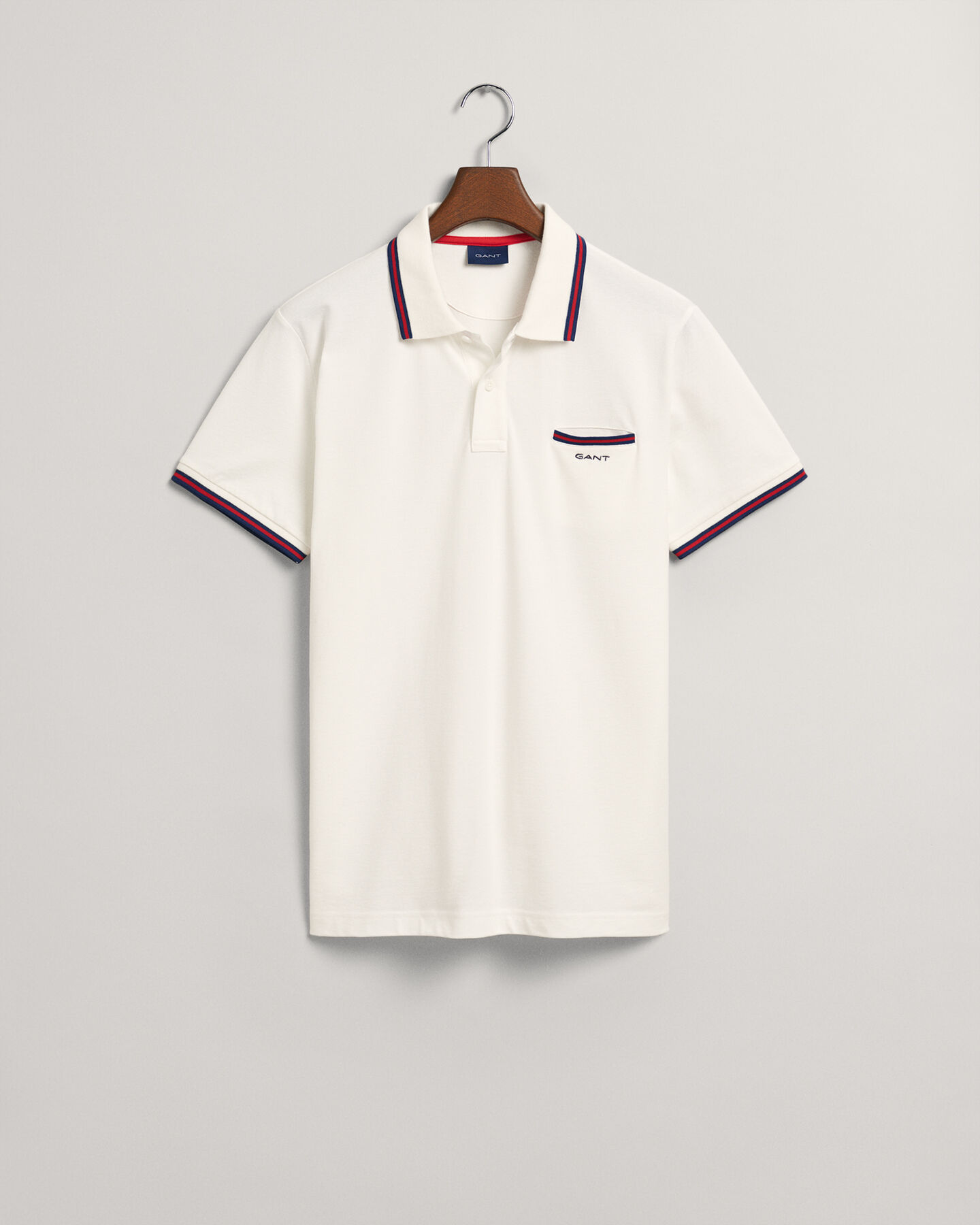 3-Color Tipped Piqu&eacute;-Poloshirt