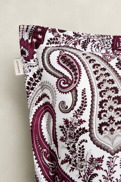 Key West Paisley Pillowcase — VIBRANT BURGUNDY 1