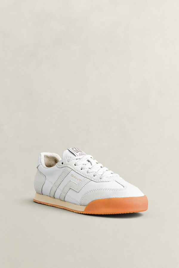 Beylana Sneaker aus Leder — WHITE