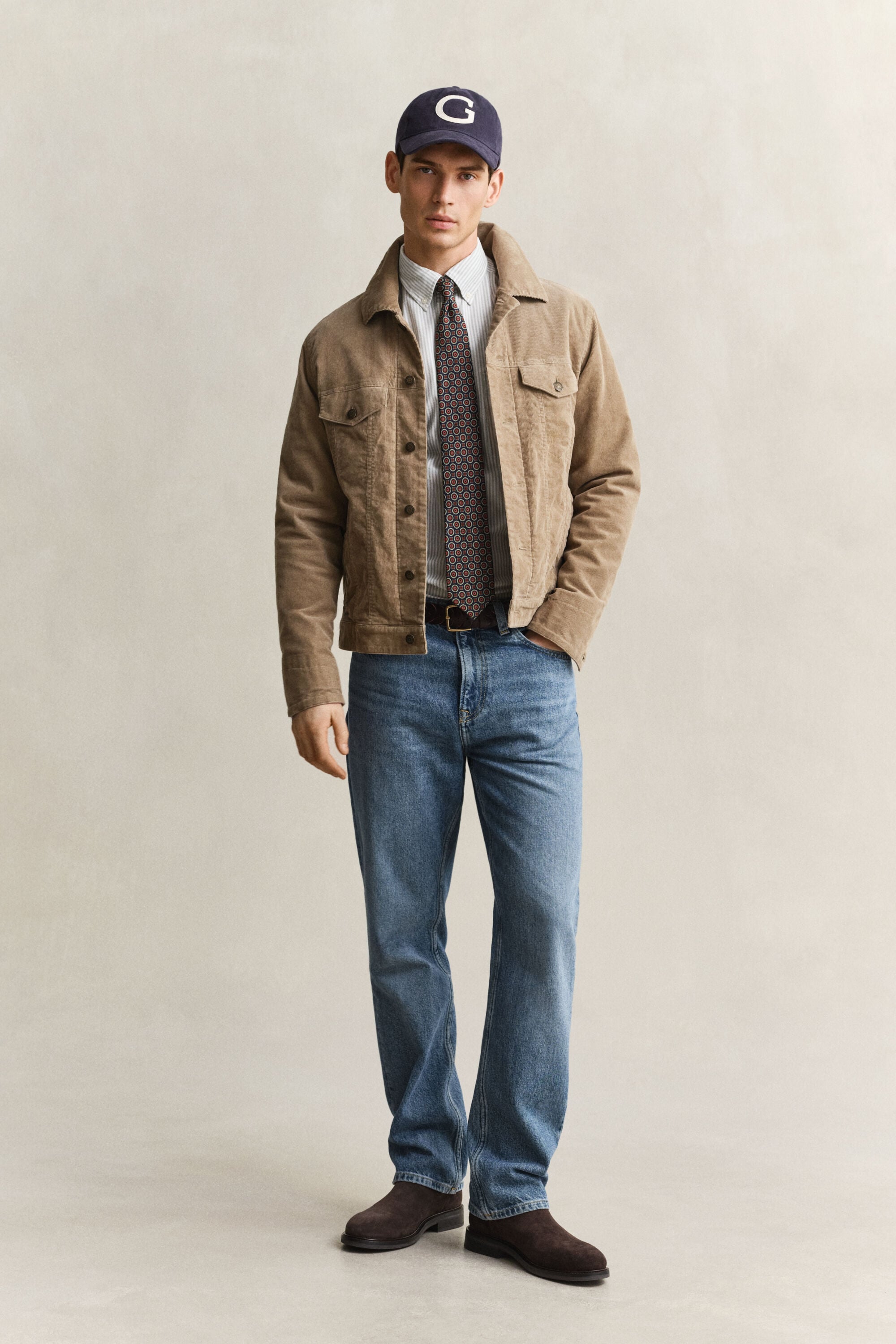 Banker Stripe Classic Oxford-Hemd
