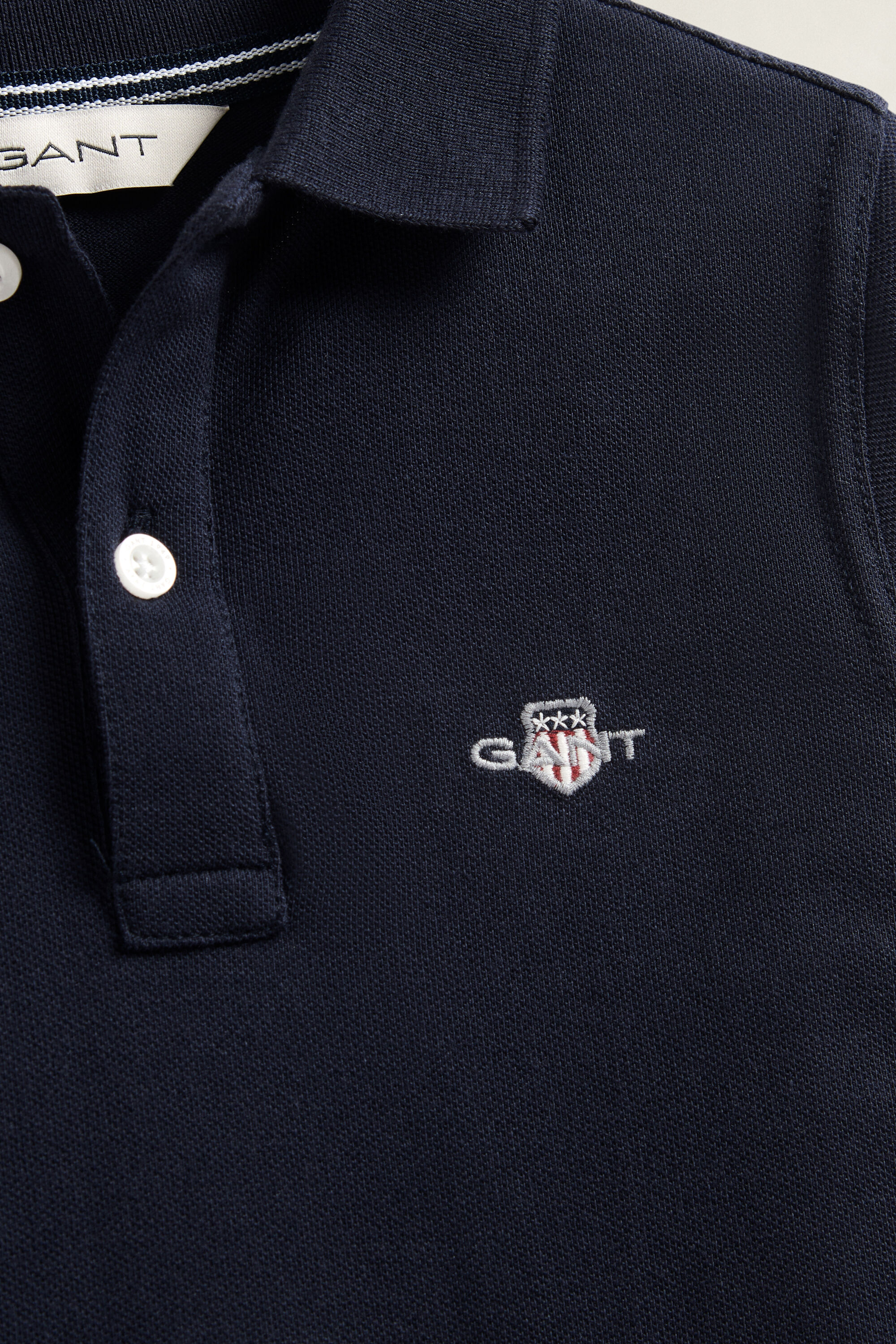 Boys Shield Langarm-Poloshirt