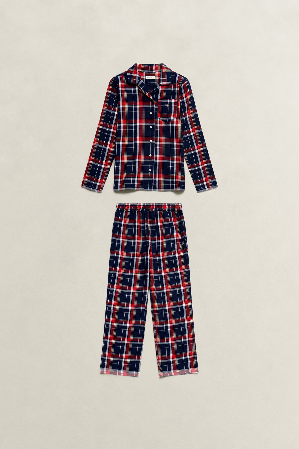 Teen Boys Flanellpyjama — EVENING BLUE