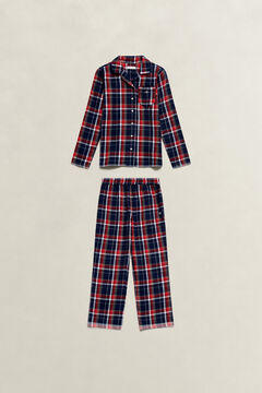 Teen Boys Flanellpyjama — EVENING BLUE 3