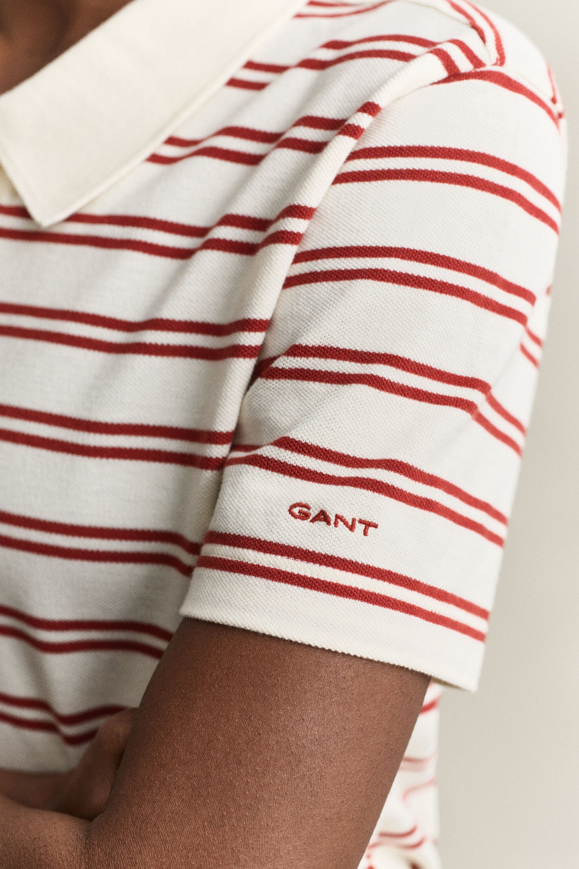 Gestreiftes Piqué-Poloshirt