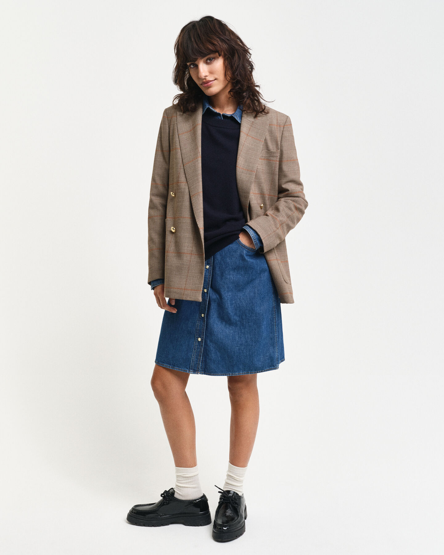 Rundhalspullover aus Super Fine Lambswool