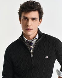 Zopfstrick Troyer aus Baumwolle