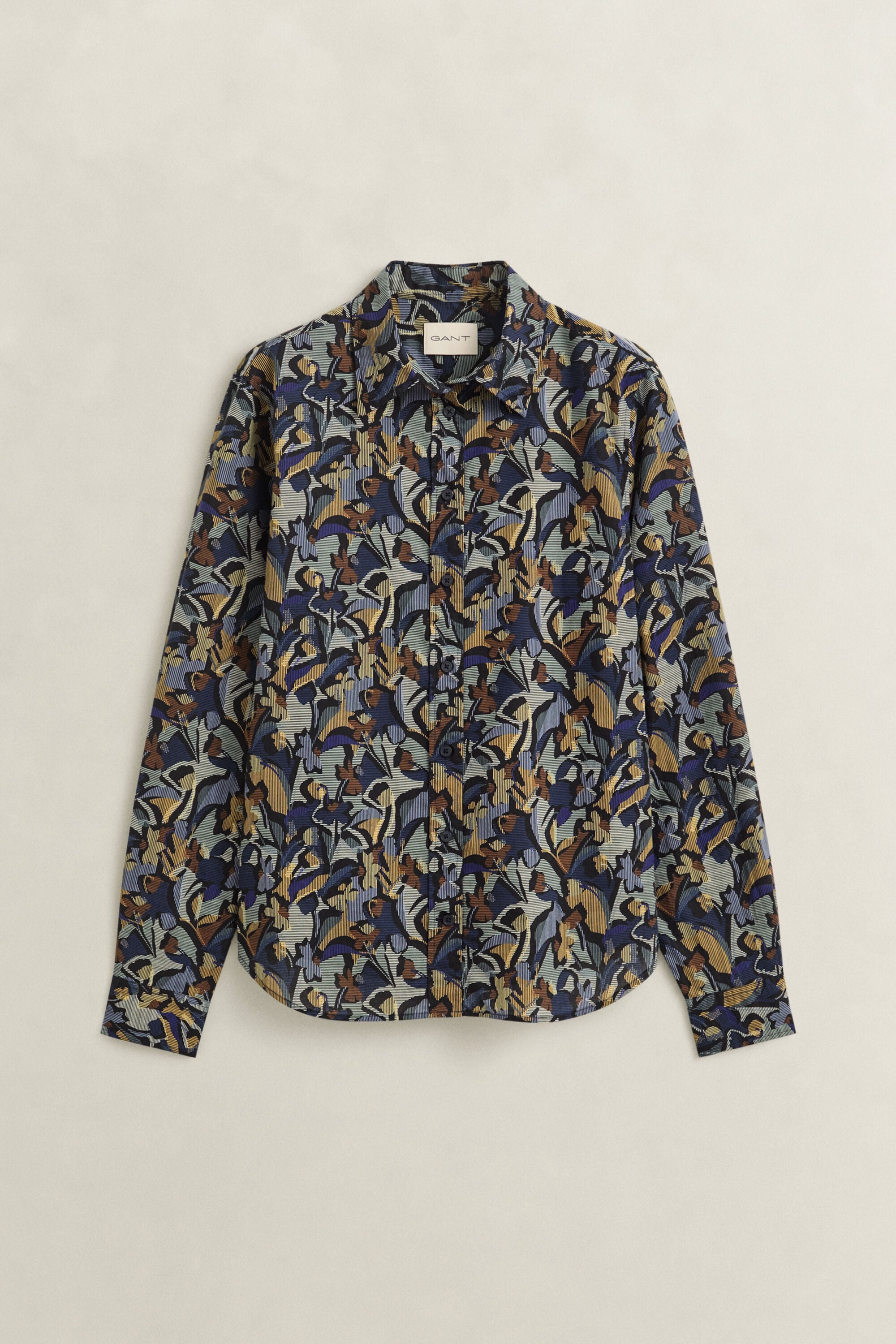 Bedruckte Bluse aus Baumwoll-Voile