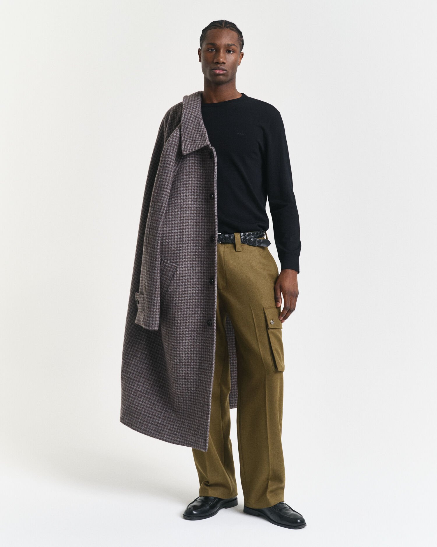 Rundhalspullover aus extra feiner Merinowolle