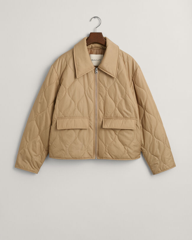 Steppjacke mit Kragen