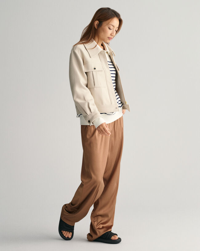 Rugger mit Marinestreifen