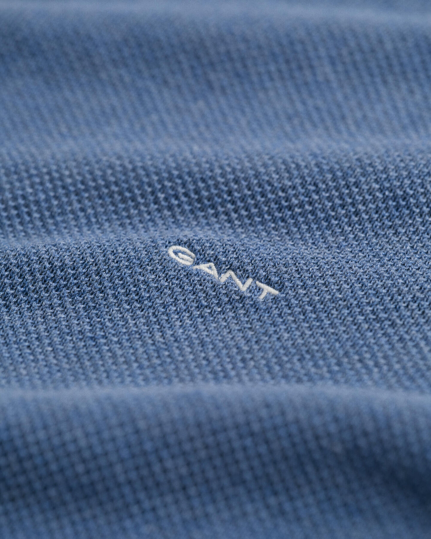 Rundhalspullover aus Baumwoll-Piqué