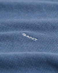 Rundhalspullover aus Baumwoll-Piqué