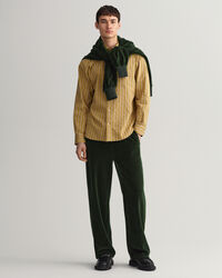 Relaxed Fit Dobby Hemd mit Streifen