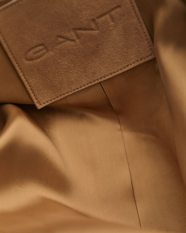 Bomberjacke aus Veloursleder