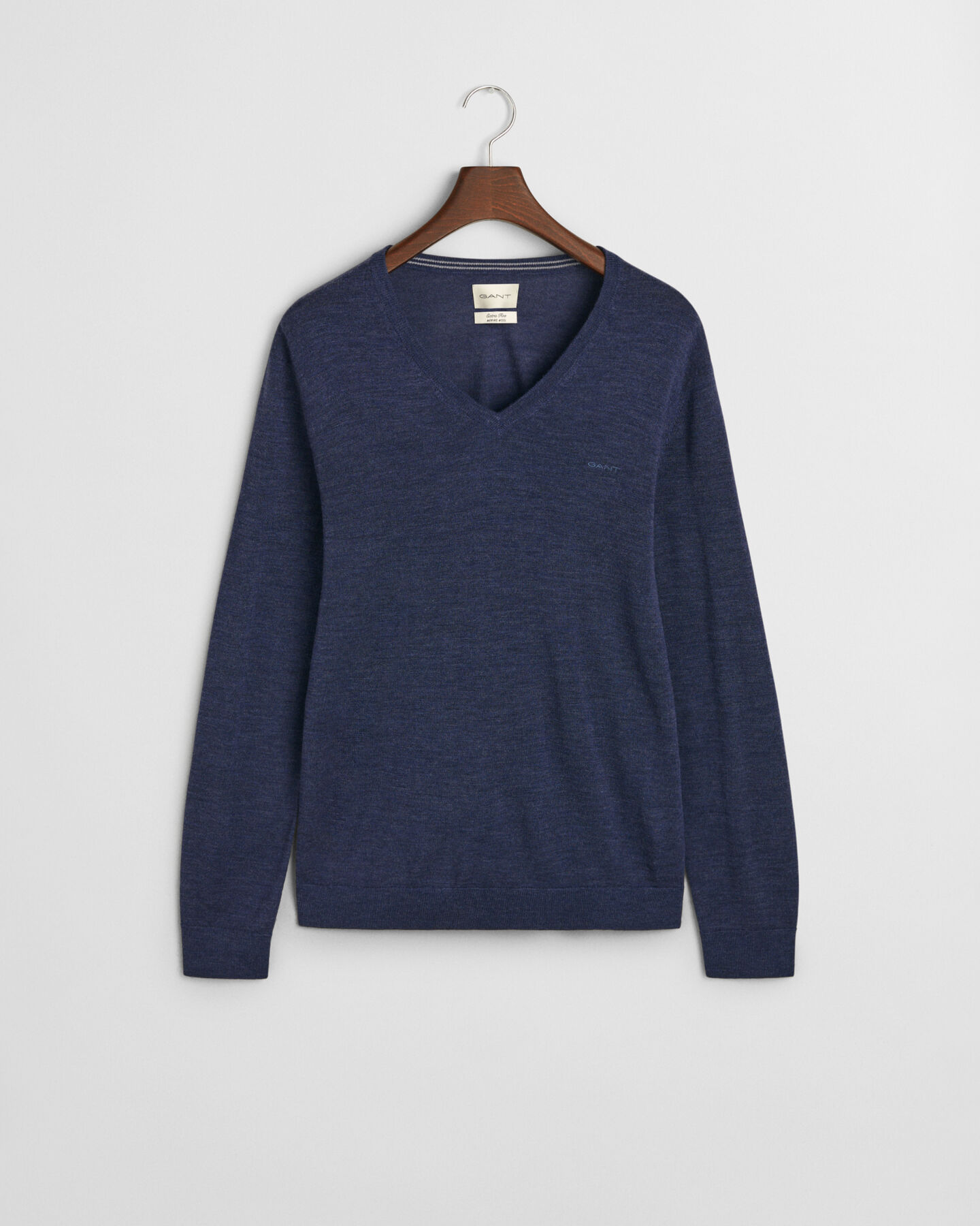 V-Neck Pullover aus extra feiner Merinowolle