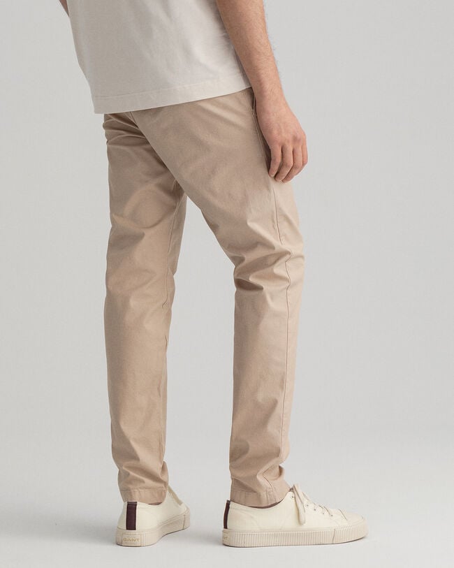 Hallden Slim Fit Sunfaded Chinohose
