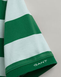 Barstripe Piqué-Poloshirt mit Print