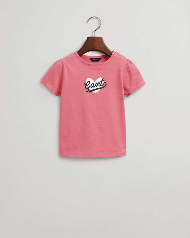 Girls Heart Script T-Shirt