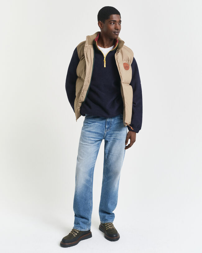 Fleeceshirt im Blockfarbendesign