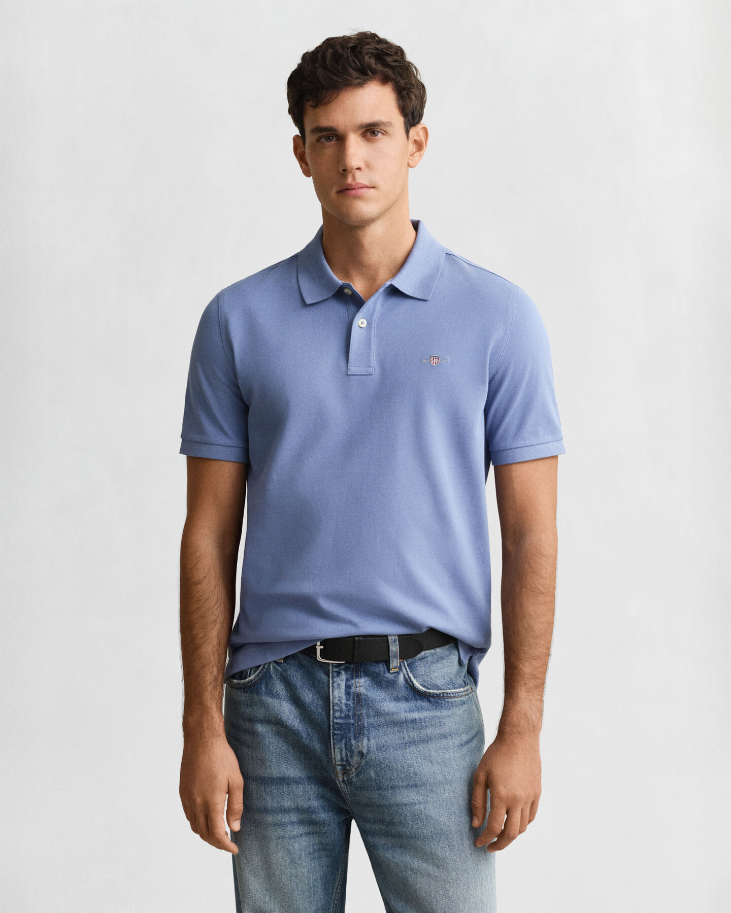 Regular Fit Shield Piqu&eacute; Poloshirt