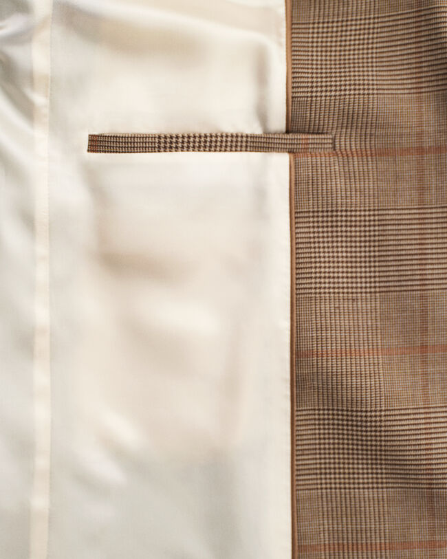 Regular Fit Club Blazer mit Karomuster