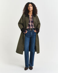 Waxed Cotton Kurzmantel