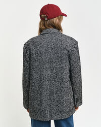 Relaxed Fit Herringbone Blazer