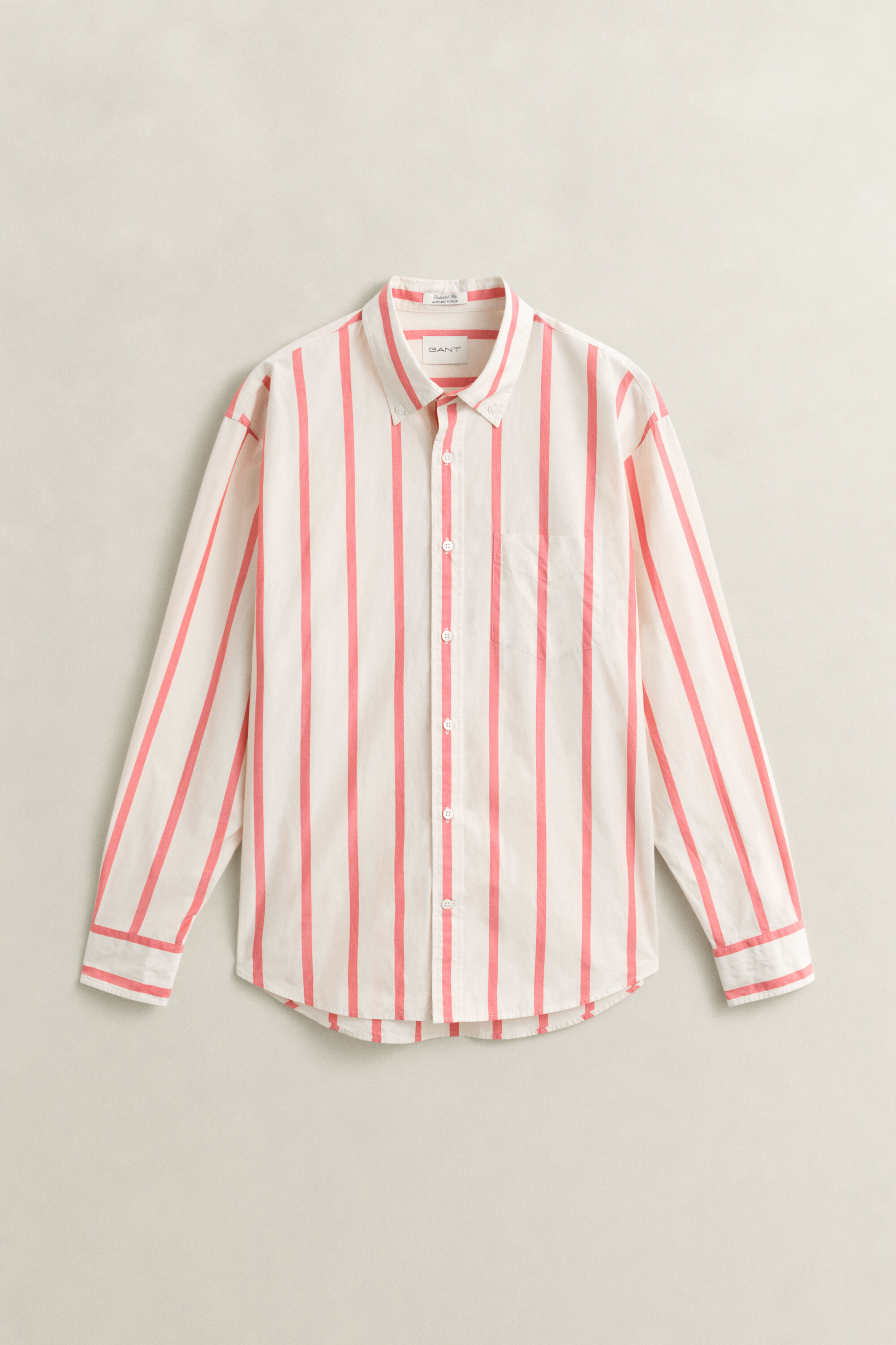Gestreiftes Heritage Poplin Hemd
