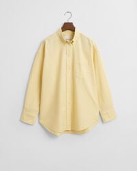 Oversized Fit Oxford-Bluse