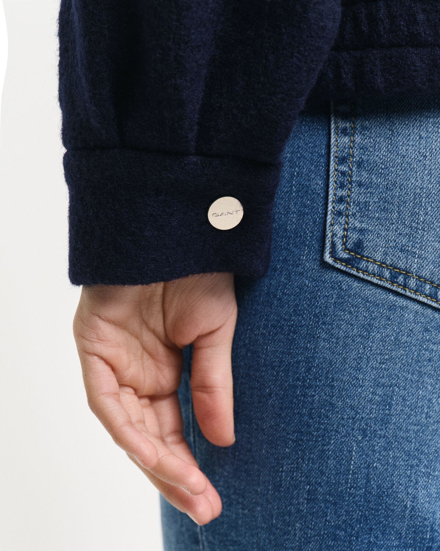 Harrington Jacke aus Wolle