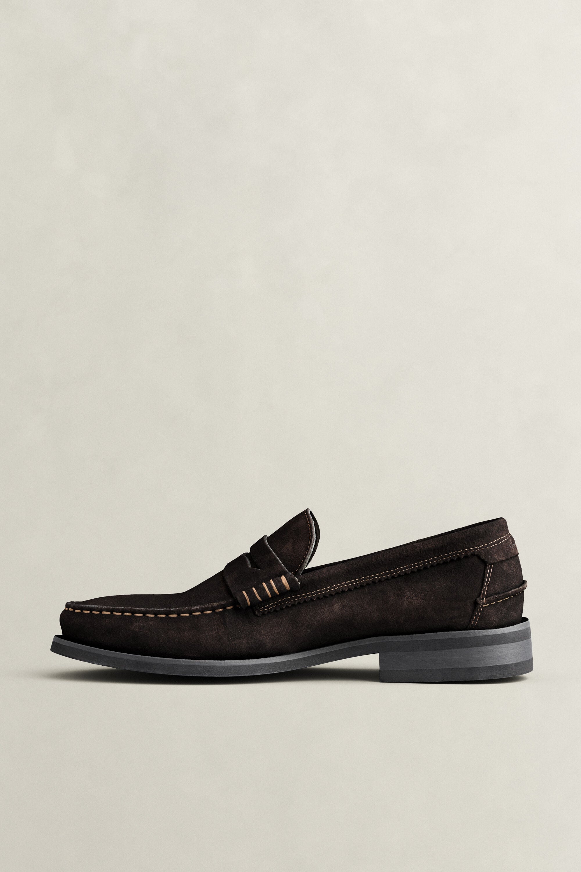 Lenkoxx Loafer aus Veloursleder — WEATHERED BROWN