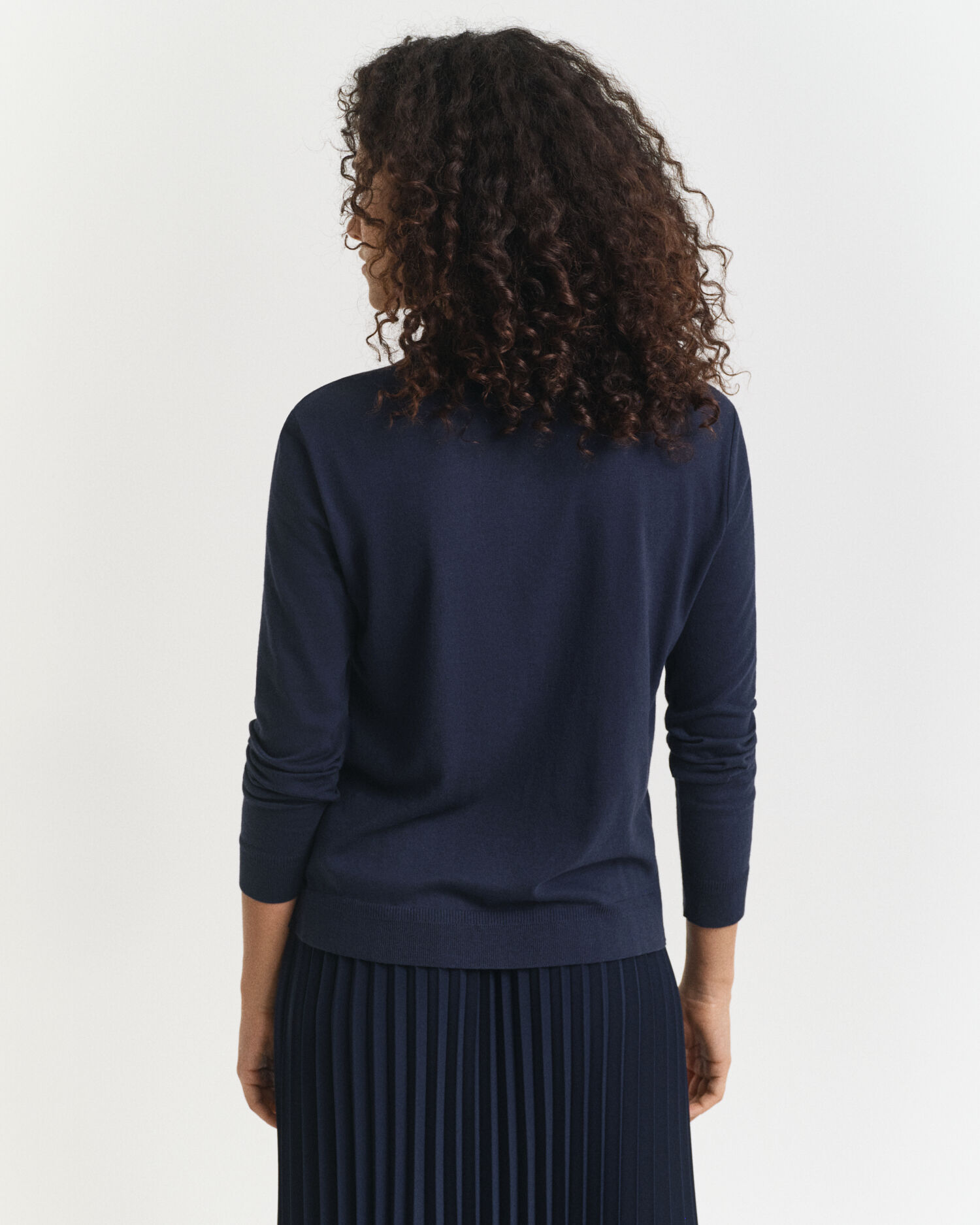 Nahtloses Langarm-Poloshirt mit Knöpfen