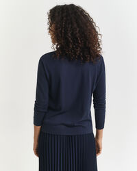 Nahtloses Langarm-Poloshirt mit Knöpfen