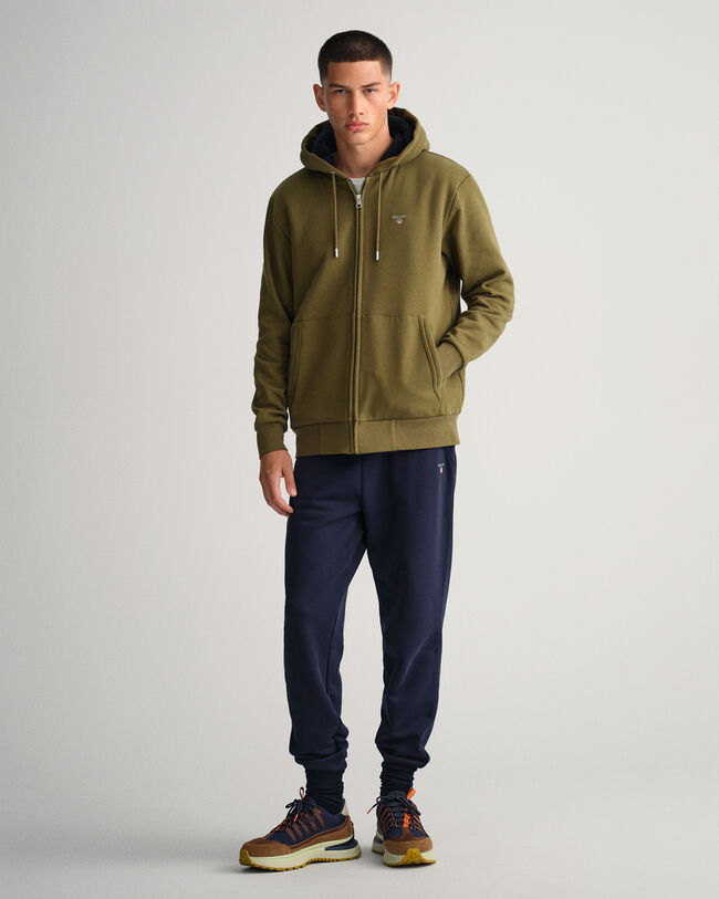 Sherpa Fleece Sweat-Hoodie mit Rei&szlig;verschluss