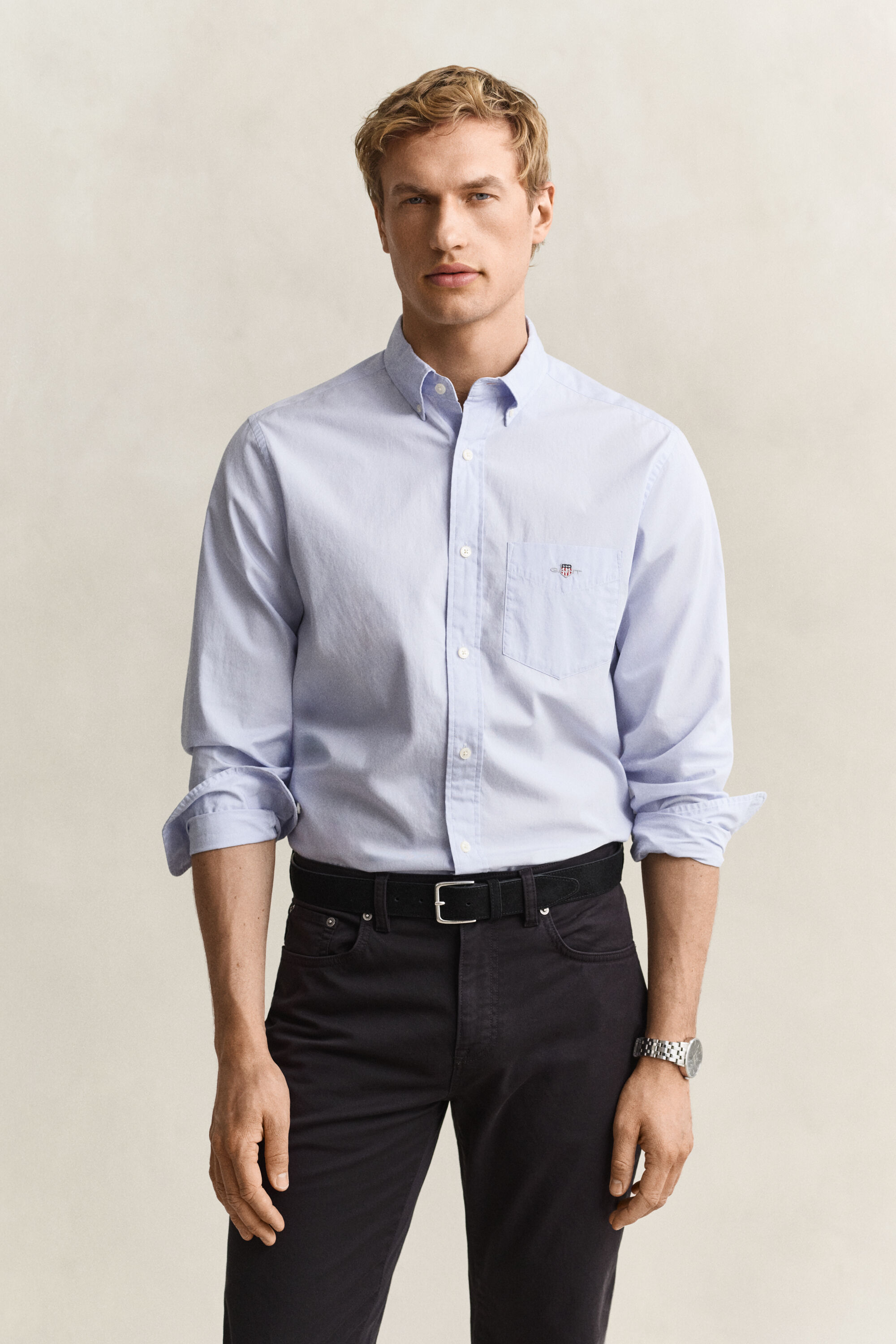 Regular Fit Classic Popeline Hemd
