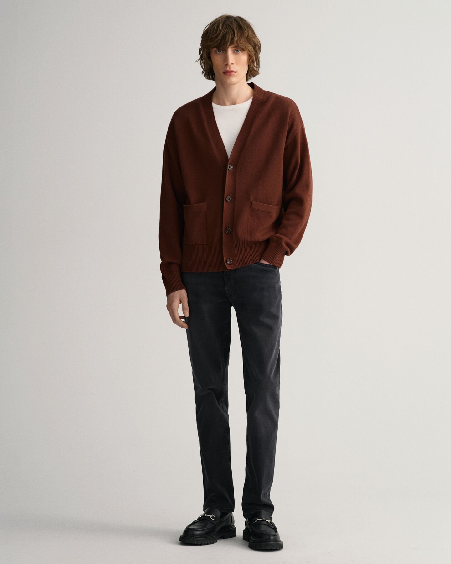 Strickjacke aus Supima-Baumwolle