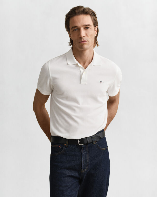 Regular Fit Shield Piqué Poloshirt