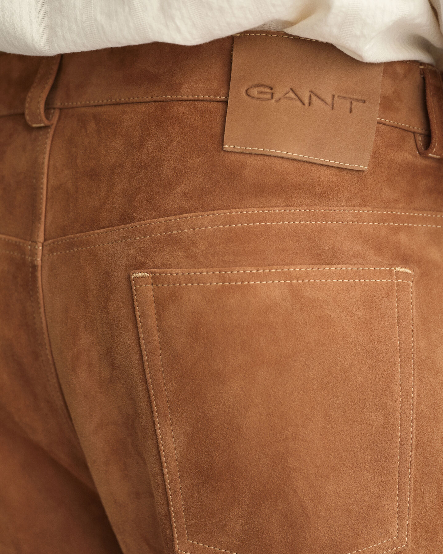 Jeans aus Veloursleder