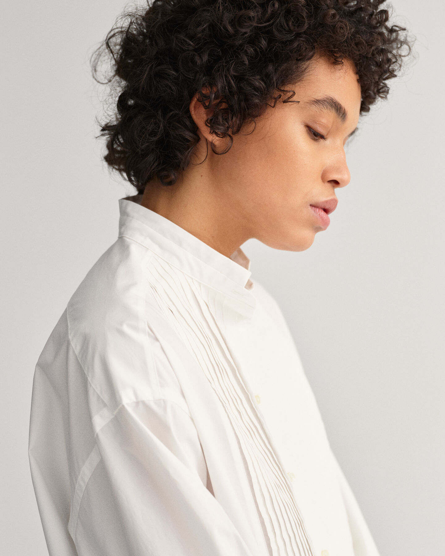 Oversized-Bluse mit Biesen