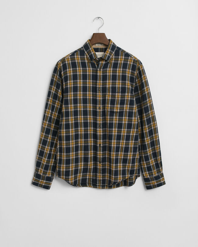 Regular Fit Windblown Flannel Hemd mit Karomuster