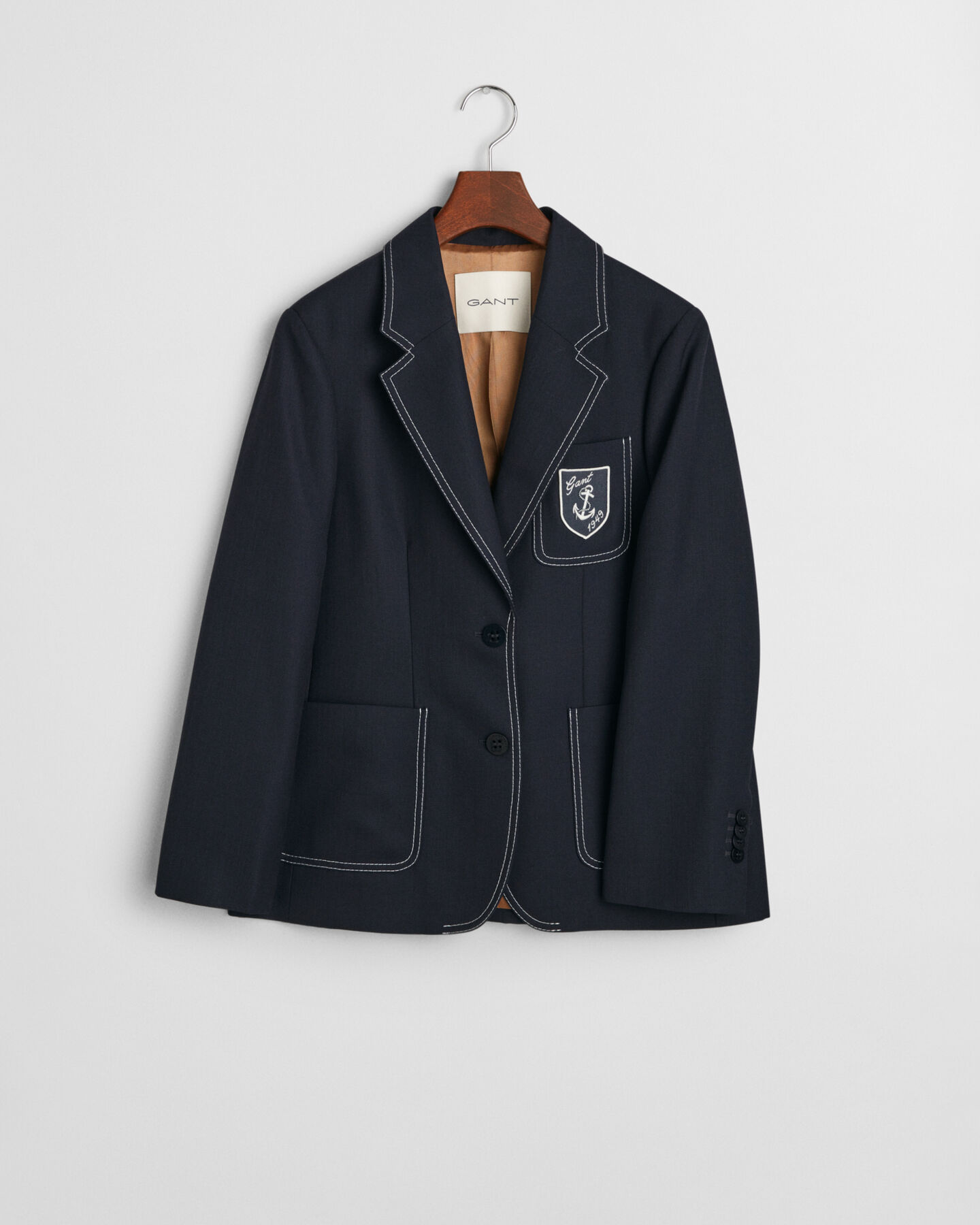 Bullion Blazer mit Kontrastn&auml;hten