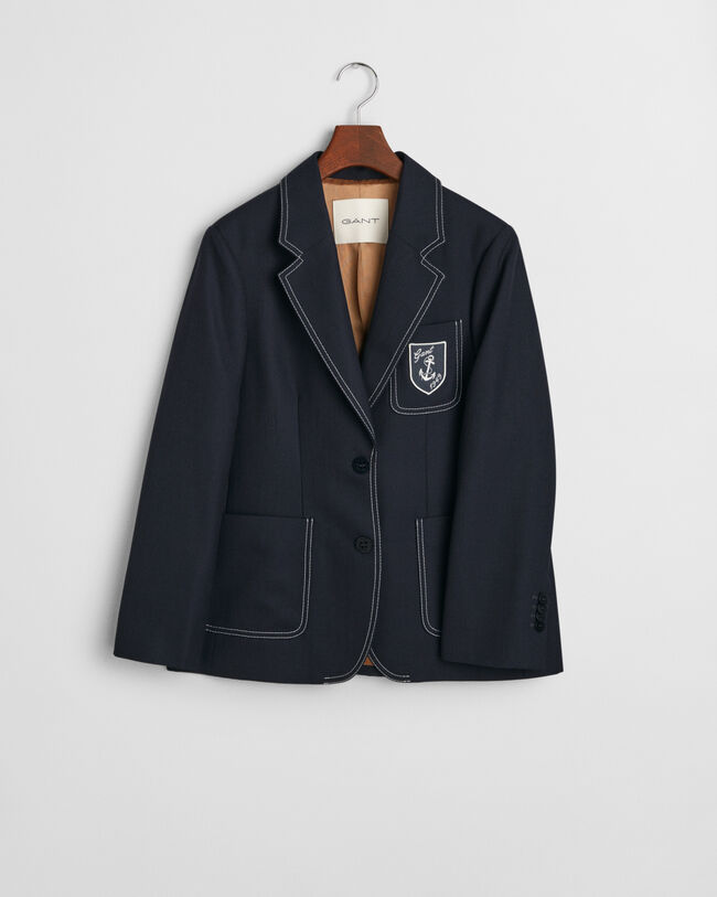 Bullion Blazer mit Kontrastn&auml;hten