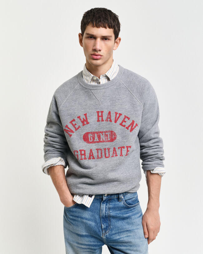 Graphic Rundhals-Sweatshirt