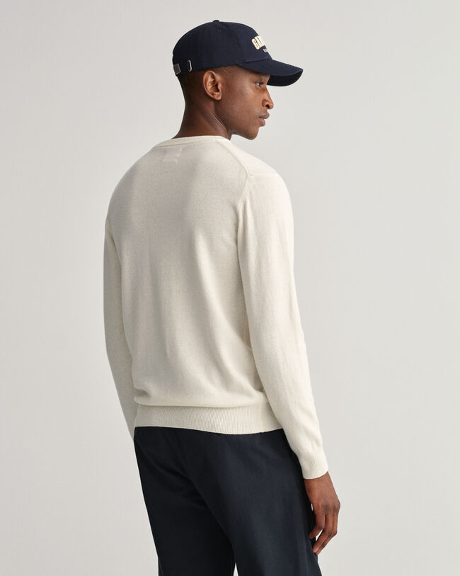 Rundhalspullover aus Super Fine Lambswool