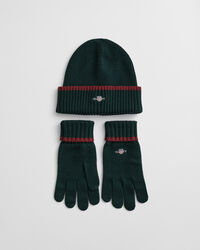 Essential Beanie und Handschuhe im Geschenkset