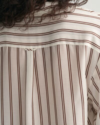 Gestreifte V-Neck Bluse